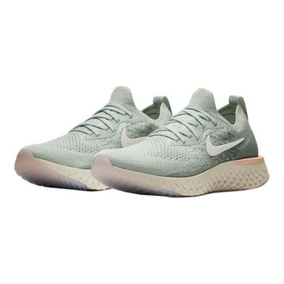 nike epic react flyknit light silver
