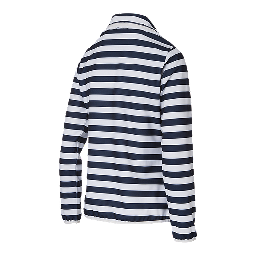 Evening Blue Stripe Helly Hansen Womens Naiad Fleece Jacket X-Large