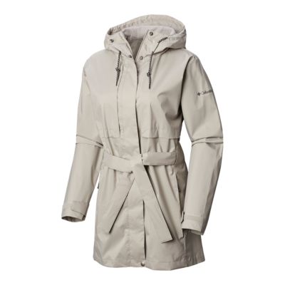 rain trench coat with hood