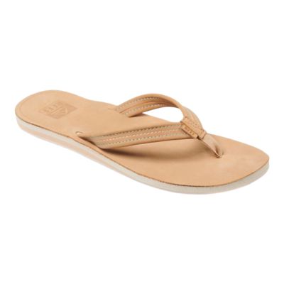 leather reef flip flops womens