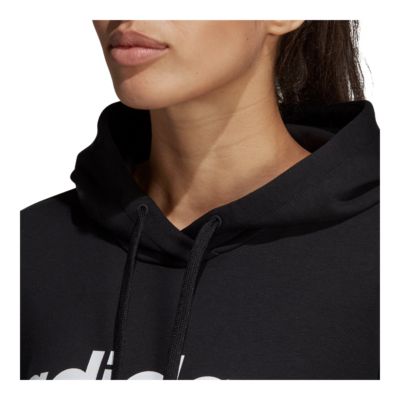 essentials linear pullover hoodie