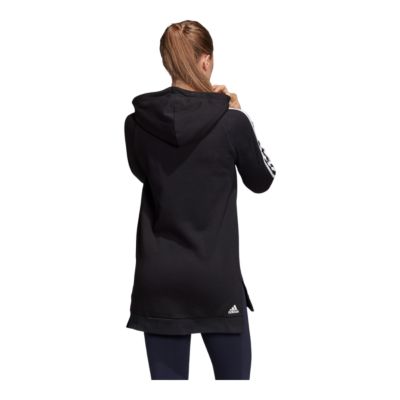 women's adidas 3 stripe pullover hoodie