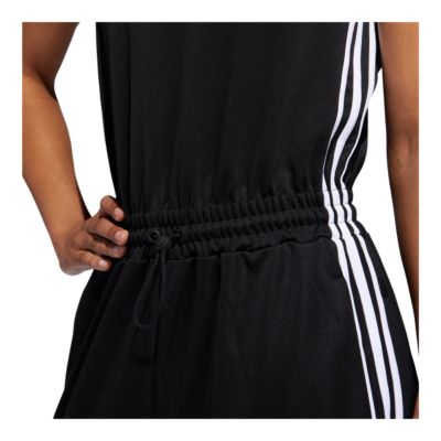 adidas cropped leg snap romper