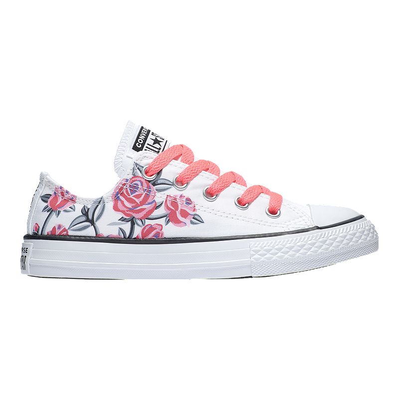 debitor Mejeriprodukter indsats Converse Girls' Chuck Taylor All Star Girl Power Classic Shoes - White/Pink  | Sport Chek