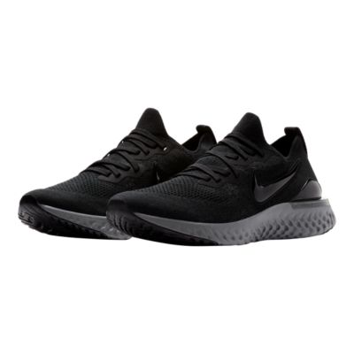 nike epic react flyknit 2 black mens