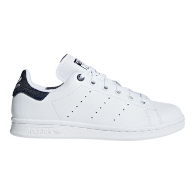 all white adidas grade school