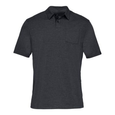 black under armour polo men's