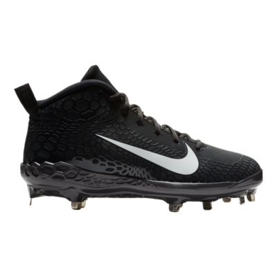 black baseball cleats