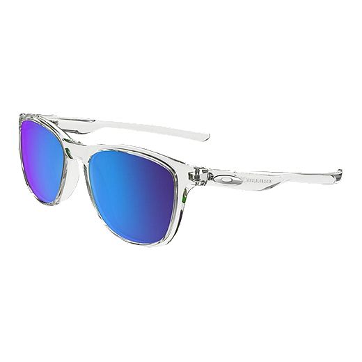 Oakley Trillbe X Sunglasses - Polished Clear with Prizm Sapphire Iridium Lenses
