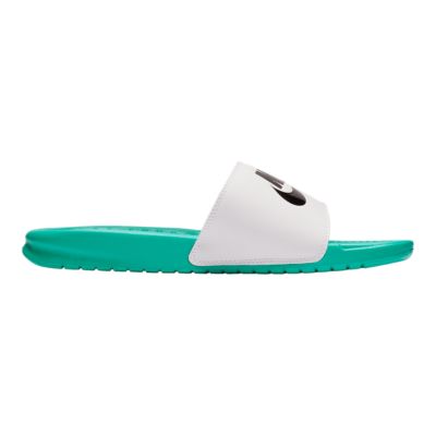 Slide Sandals - White/Blue | Sport Chek