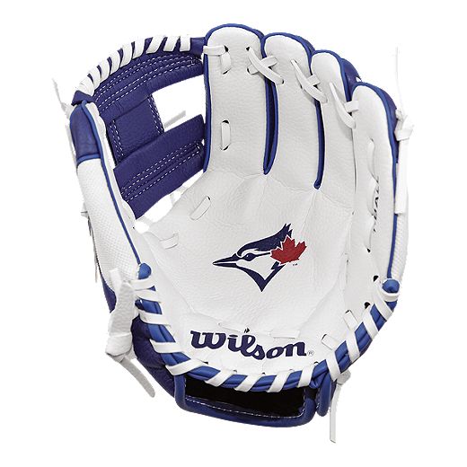Wilson A200 10 Toronto Blue Jays Glove Right Hand Throw Royal/White/Red