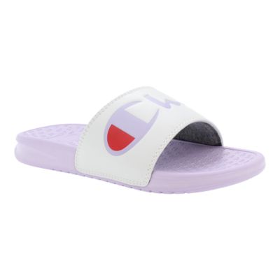 Slides Split Script Sandals 