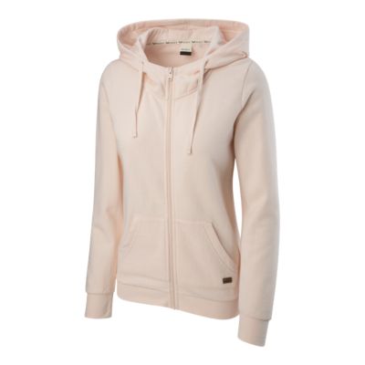 womens pink zip hoodie