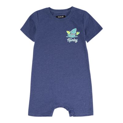 hurley baby romper