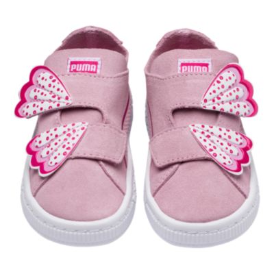 pink toddler pumas
