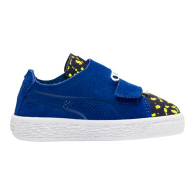 puma suede blue yellow