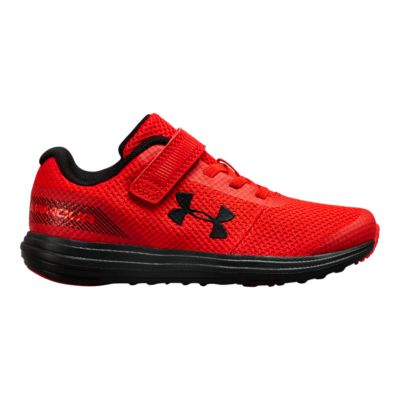 Under Armour Kids' Surge AC PreSchool Running Shoes Red/Black