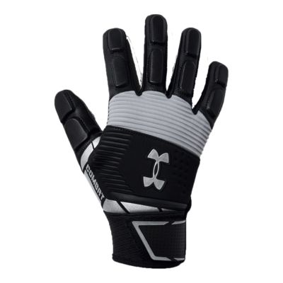 under armour padded football gloves