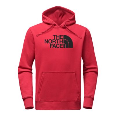 red the north face hoodie