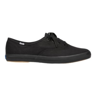 keds black canvas slip ons