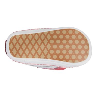 vans crib shoes pink