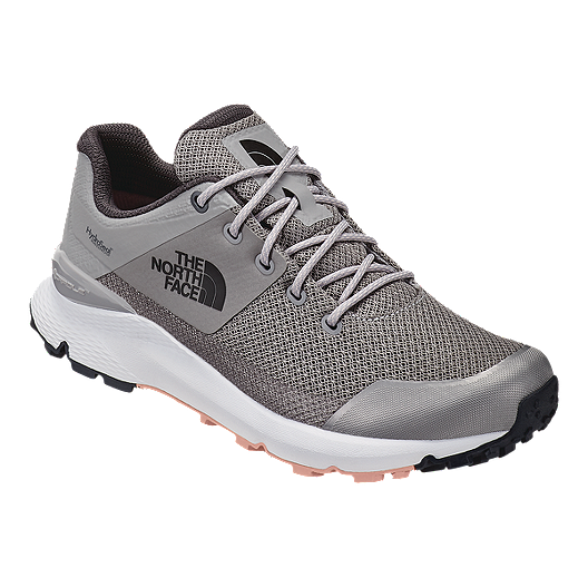 The North Face Women S Vals Waterproof Hiking Shoes Meld Grey