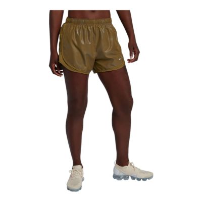 metallic running shorts