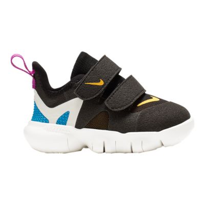 Nike Boy Toddler Free Run 5 0 Shoes Black Orange Blue Sport Chek