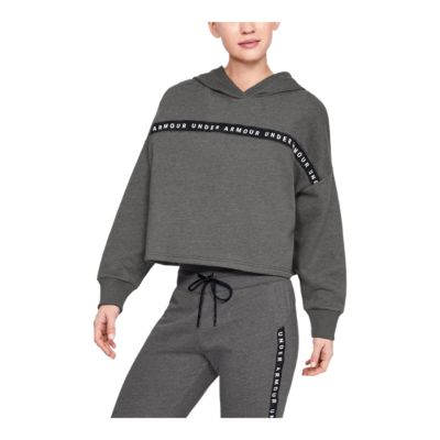 women's ua taped fleece hoodie