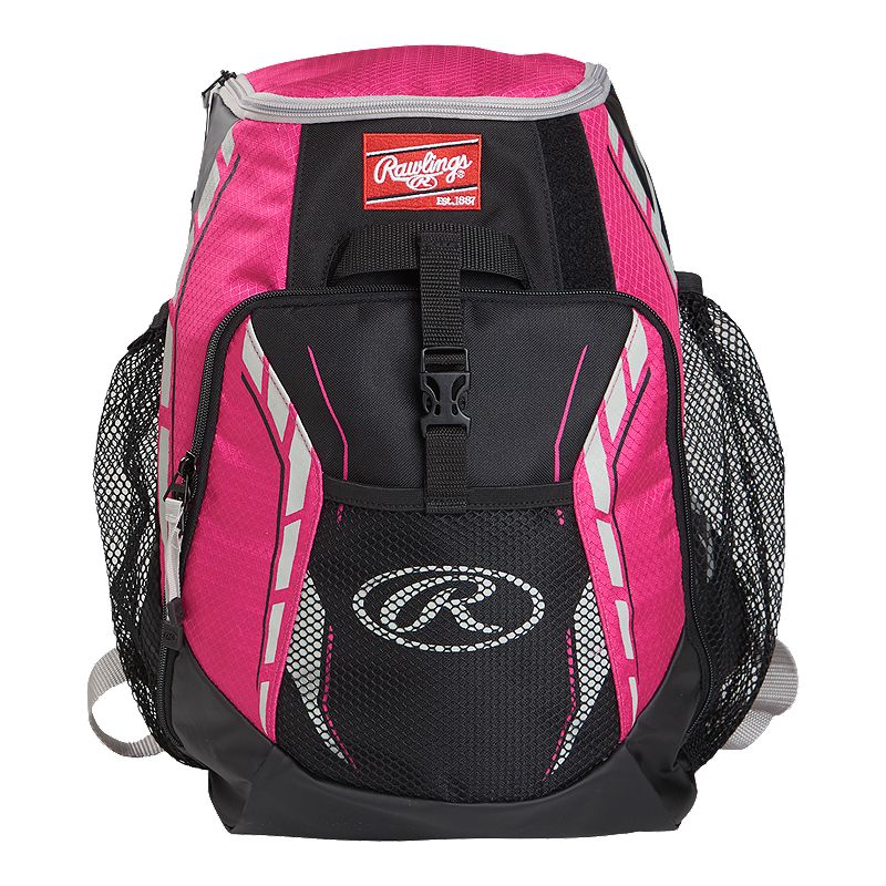 Rawlings R400 Youth Players Team Backpack - Neon Pink | Sport Chek