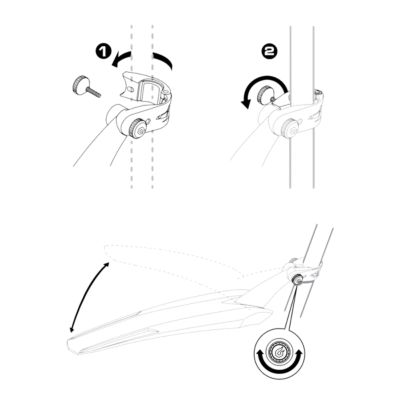 blackburn splashboard rear bike fender