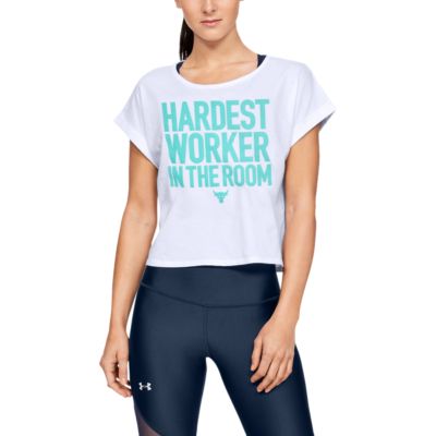 white under armour shirt womens