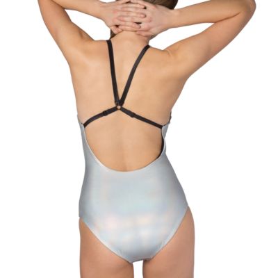 nike high neck swimsuit