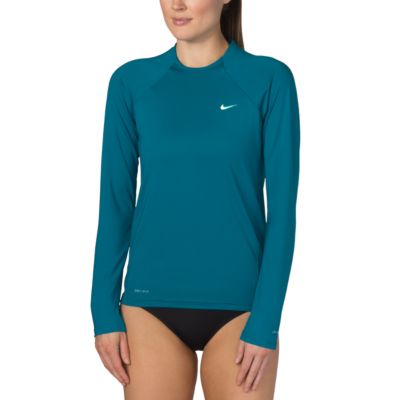 nike solid long sleeve hydroguard