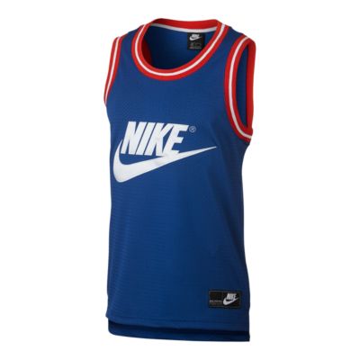 men's nike sportswear statement mesh jersey tank