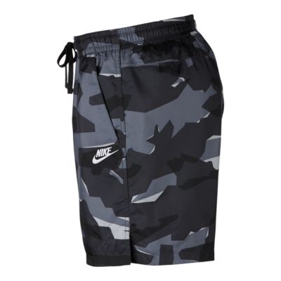 nike camo woven shorts