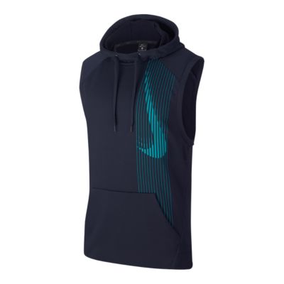 nike training hyper dry sleeveless hoodie