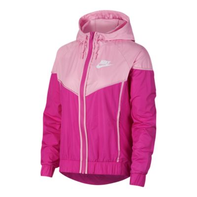 nike sportswear windrunner pink