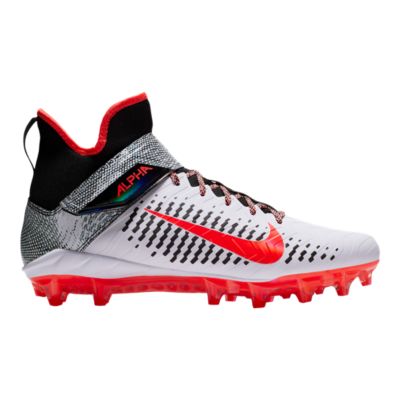 red and black nike football cleats