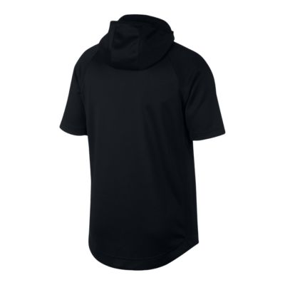 nike short sleeve hoodie mens