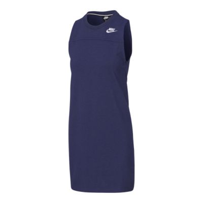blue nike dress
