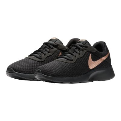 nike tanjun black metallic red bronze