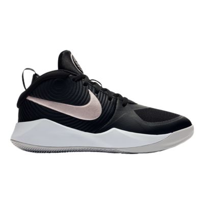 boys black basketball shoes