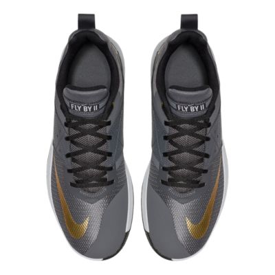 nike flyby low black and gold