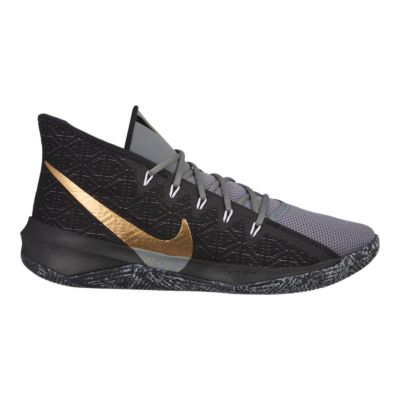 black and gold nike basketball