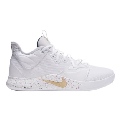 paul george shoes all white