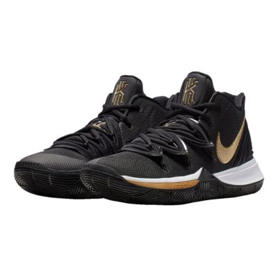 black and white kyrie 5s