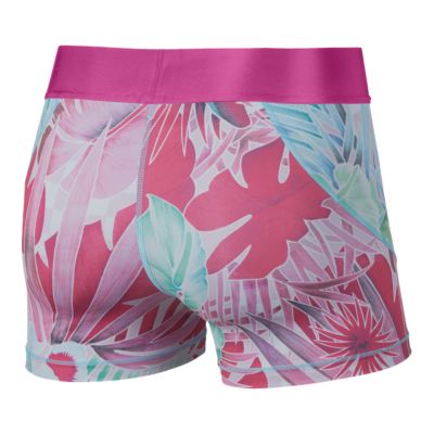 nike pro shorts floral