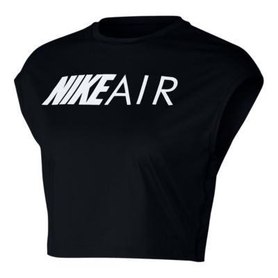 nike women's air cropped tank