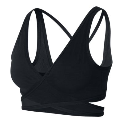 nike women's air mesh low sports bra